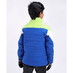 Pine Kids Full Sleeves Color Block Puffer Jacket - Multicolour
