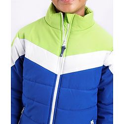 Pine Kids Full Sleeves Color Block Puffer Jacket - Multicolour