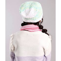 Pine Kids Woollen Cap Multicolor - Diameter 11 cm