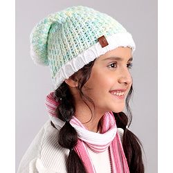 Pine Kids Woollen Cap Multicolor - Diameter 11 cm
