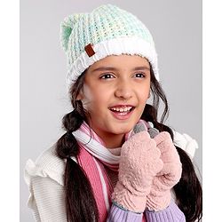 Pine Kids Woollen Cap Multicolor - Diameter 11 cm