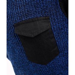 Pine Kids Full Sleeves Moderate Winter Colour Block Pullover Sweater - Multicolour