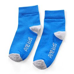 Pine Kids Regular Length Anti Microbial Washed Socks Pack of 5 (Color May Vary)