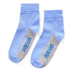 Pine Kids Regular Length Anti Microbial Washed Socks Pack of 5 (Color May Vary)