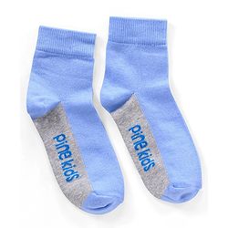 Pine Kids Regular Length Anti Microbial Washed Socks Pack of 5 (Color May Vary)