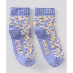 Pine Kids Regular Length Antimicrobial Socks Camo Design Pack of 3 - Multicolor