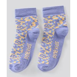 Pine Kids Regular Length Antimicrobial Socks Camo Design Pack of 3 - Multicolor