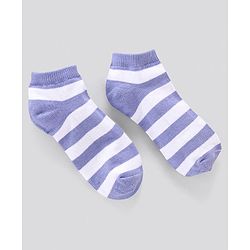 Pine Kids Anti Microbial and Striped Ankle Length Socks Pack of 3 Pairs (Color May Vary)