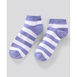Pine Kids Anti Microbial and Striped Ankle Length Socks Pack of 3 Pairs (Color May Vary)