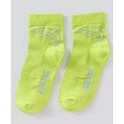 Pine Kids Regular Length Antimicrobial Socks Stripes & Dolphin Design Pack of 3 - Multicolor