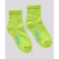 Pine Kids Ankle Length Anti Microbial Washed Terry Socks Pack of 3 (Color May Vary)