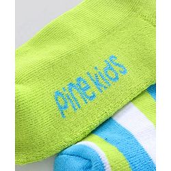 Pine Kids Ankle Length Anti Microbial Washed Terry Socks Pack of 3 (Color May Vary)