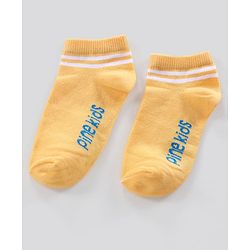 Pine Kids Ankle Length Anti Microbial Washed Socks Pack of 3 (Color May Vary)