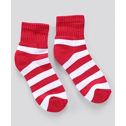 Pine Kids Anti Microbial Striped Ankle Length Terry Socks Set of 3 Pairs (Color May Vary)