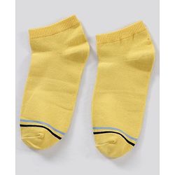 Pine Kids Ankle Length Non-Terry Anti-Microbial Socks Pack of 3 (Colour May Vary)
