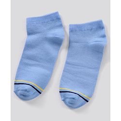Pine Kids Ankle Length Non-Terry Anti-Microbial Socks Pack of 3 (Colour May Vary)