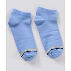 Pine Kids Ankle Length Non-Terry Anti-Microbial Socks Pack of 3 (Colour May Vary)