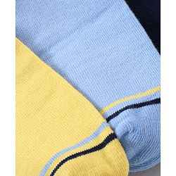 Pine Kids Ankle Length Non-Terry Anti-Microbial Socks Pack of 3 (Colour May Vary)