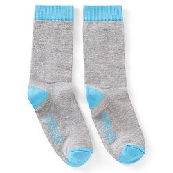 Pine Kids Regular Length Antimicrobial Socks Text Design Pack of 3 - Multicolor