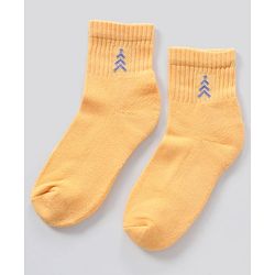 Pine Kids Ankle Length Anti Microbial Washed Terry Socks Pack of 3 (Color May Vary)