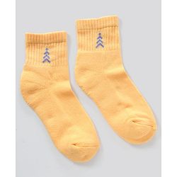 Pine Kids Ankle Length Anti Microbial Washed Terry Socks Pack of 3 (Color May Vary)