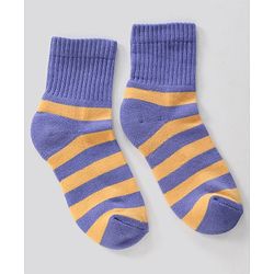 Pine Kids Ankle Length Anti Microbial Washed Terry Socks Pack of 3 (Color May Vary)