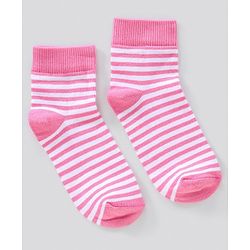 Pine Kids Anti Bacterial Ankle Length Printed Socks Pack Of 3 - Multicolour