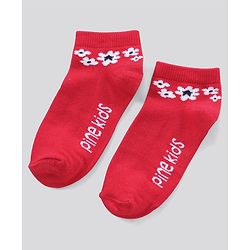 Pine Kids Ankle Length Anti Microbial Washed Socks Pack of 3 (Color May Vary)