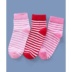 Pine Kids Regular Length Anti Microbial Washed Socks Pack of 3 (Color May Vary)