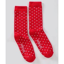 Pine Kids Mid-Calf Non-Terry Anti-Microbial Socks Pack of 3 (Colour May Vary)