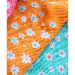 Pine Kids Ankle Length Non-Terry Anti-Microbial Socks Pack of 3 (Colour May Vary)