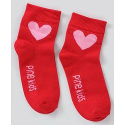 Pine Kids Regular Length Non-Terry Anti-Microbial Socks Pack of 3 (Colour May Vary)