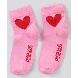 Pine Kids Regular Length Non-Terry Anti-Microbial Socks Pack of 3 (Colour May Vary)
