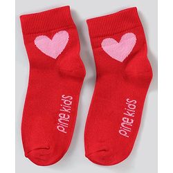 Pine Kids Regular Length Non-Terry Anti-Microbial Socks Pack of 3 (Colour May Vary)