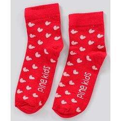 Pine Kids Regular Length Non-Terry Anti-Microbial Socks Pack of 3 (Colour May Vary)