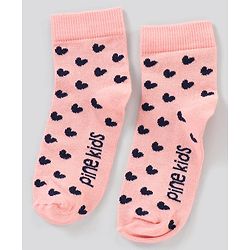 Pine Kids Regular Length Non-Terry Anti-Microbial Socks Pack of 3 (Colour May Vary)