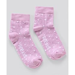 Pine Kids Anti Microbial Socks Dot Design Set of 3 Pairs (Color May Vary)
