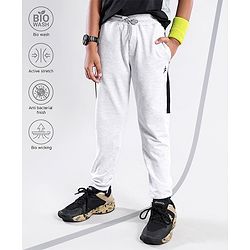 Pine Active Full Length Anti Bacterial Joggers with Stretch - Light Grey