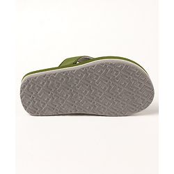 Pine Kids Slip On Flip Flops Batman Print - Green