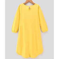 Pine Kids Full Sleeves Bio-Washed Night Gown Garfield Collection - Gold