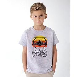 Pine Kids Half Sleeves Star Wars Collection T-Shirt - Grey