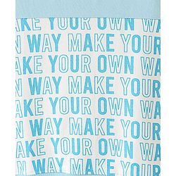 Pine Kids Full Sleeves Biowash Sweatshirt Text Print - Aqua