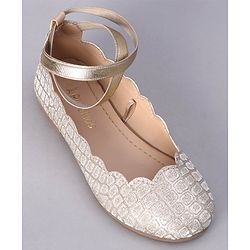 Pine Kids Shimmer Slip on Bellies - Silver