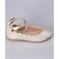 Pine Kids Shimmer Slip on Bellies - Silver