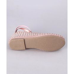 Pine Kids Shimmer Slip on Bellies - Rose Gold