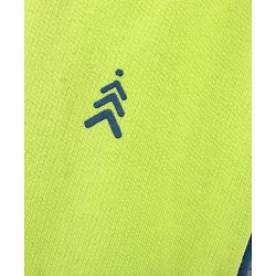 Pine Kids 100% Cotton Full Length Bio Washed Knit Cut & Sew Lounge Pant HD Letter Print - Green Blue
