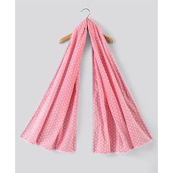 Pine Kids Half Sleeves Kurti And Churidar Set with Jaipuri Print - Pink