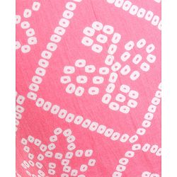 Pine Kids Half Sleeves Lehenga & Choli Set With Dupatta Bandhani Print- Pink