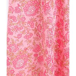 Pine Kids Half Sleeves Lehenga And Choli Set - Pink