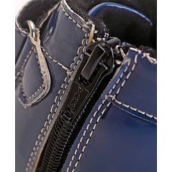 Pine Kids Winter Boots With Velcro & Zip Closure - Blue